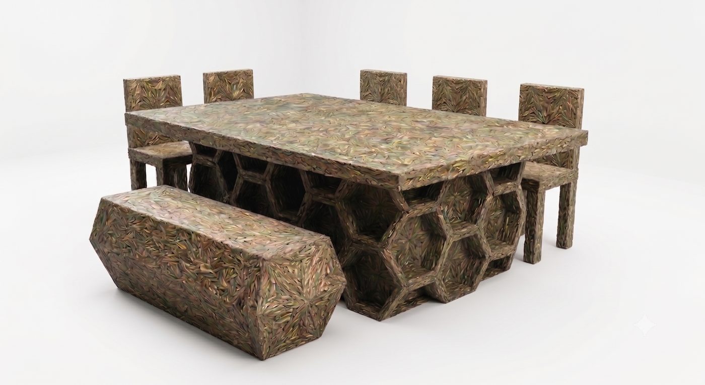 fixdome bio-composite dining collection